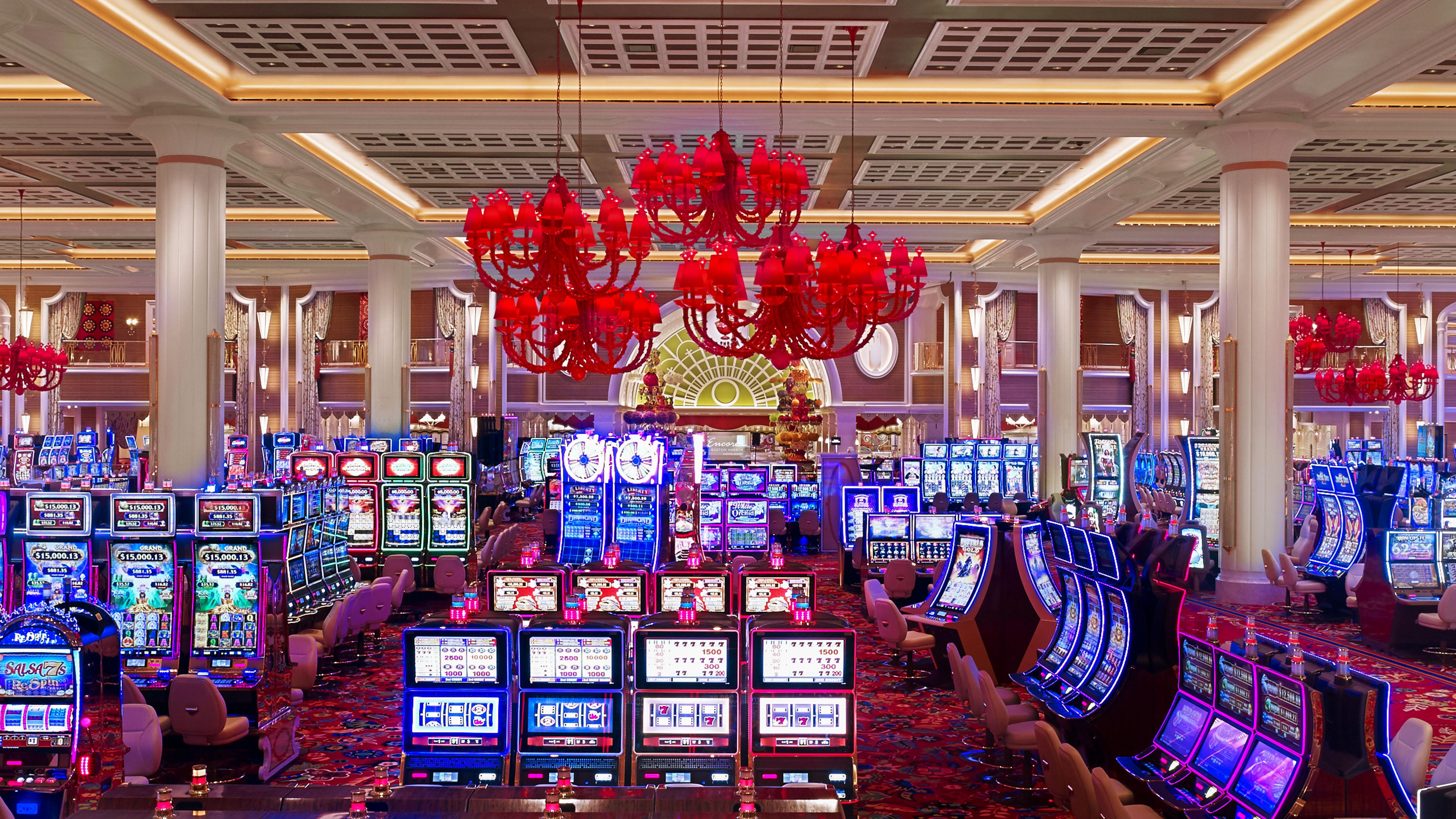 Encore Boston Harbor Everett Eksteriør bilde The casino floor at Wynn Las Vegas